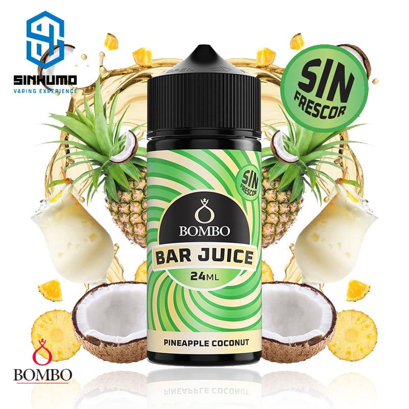 Aroma Pineapple Coconut SIN FRESCOR 24ml Longfill Bar Juice by Bombo E-liquids