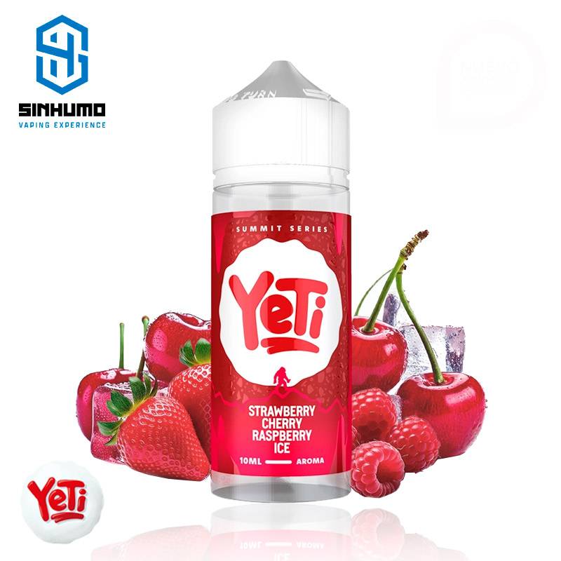 Aroma Strawberry Cherry Raspberry Ice 10ml Longfill by Yeti