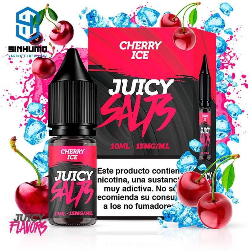 Juicy Salts Juicy Flavors Cherry Ice 10ml | Sinhumo