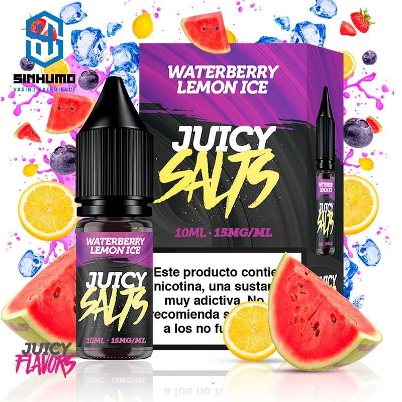 Sales Juicy Salts Juicy Flavors Waterberry Lemon Ice 10ml | Sinhumo