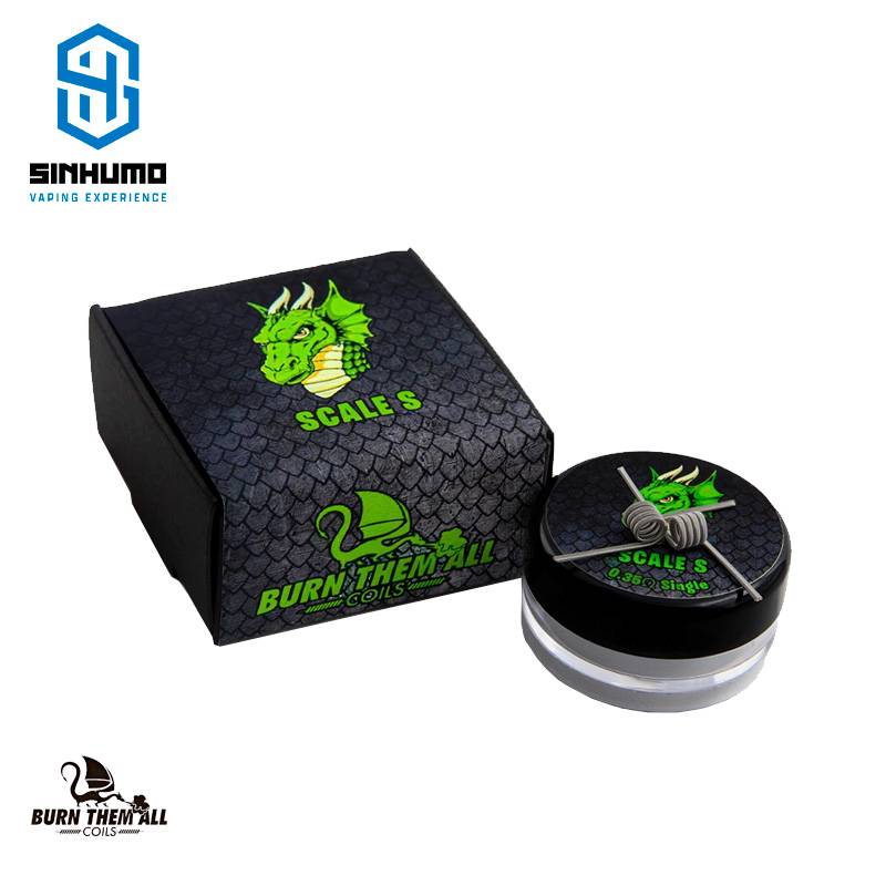 Scale S 0.35 Ohm Single Full N80 By Burn Them All Coils