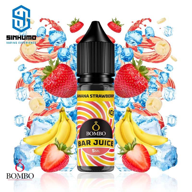 Aroma Banana Strawberry Ice MiniLongfill by Bombo E-liquids