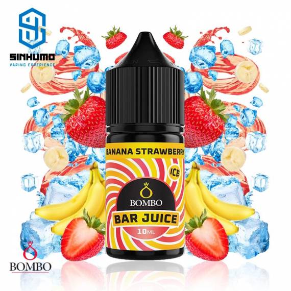 Aroma Banana Strawberry Ice MiniLongfill by Bombo E-liquids