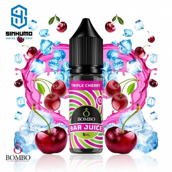 Aroma Triple Cherry Ice MiniLongfill by Bombo E-liquids