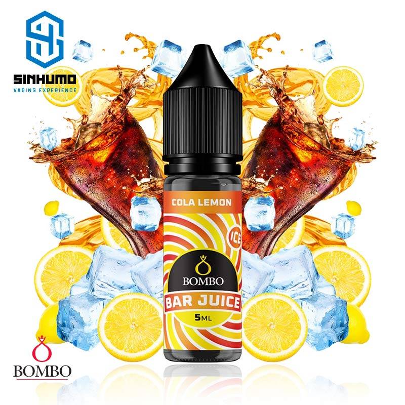 Aroma Cola Lemon Ice MiniLongfill by Bombo E-liquids