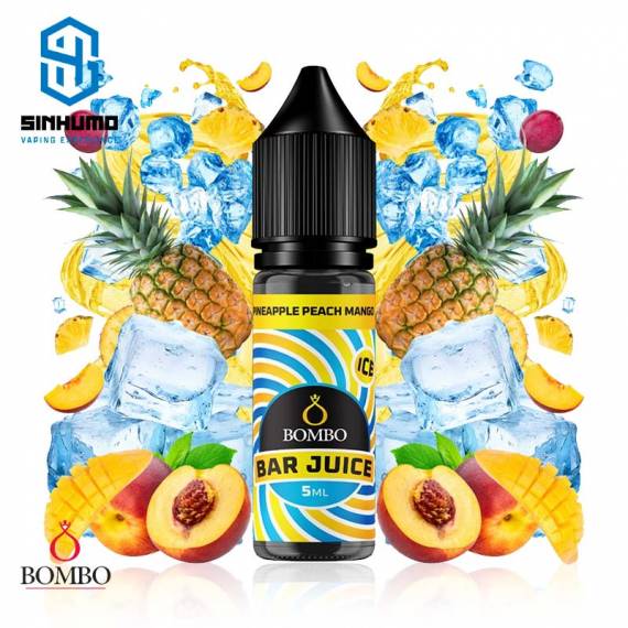 Aroma Pineapple Peach Mango Ice MiniLongfill by Bombo E-liquids