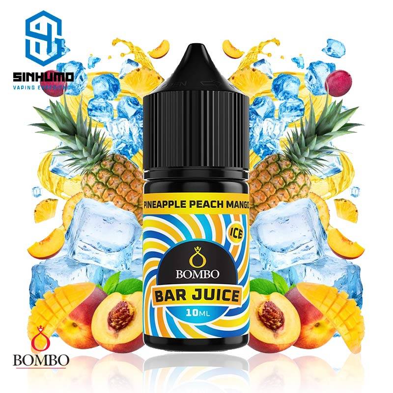 Aroma Pineapple Peach Mango Ice MiniLongfill by Bombo E-liquids