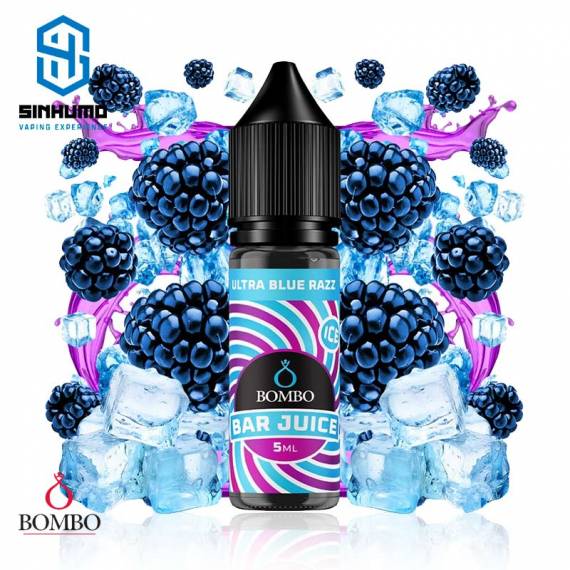 Aroma Ultra Blue Razz Ice MiniLongfill by Bombo E-liquids