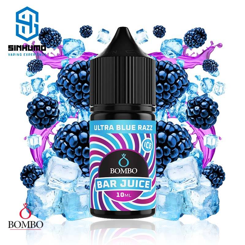 Aroma Ultra Blue Razz Ice MiniLongfill by Bombo E-liquids