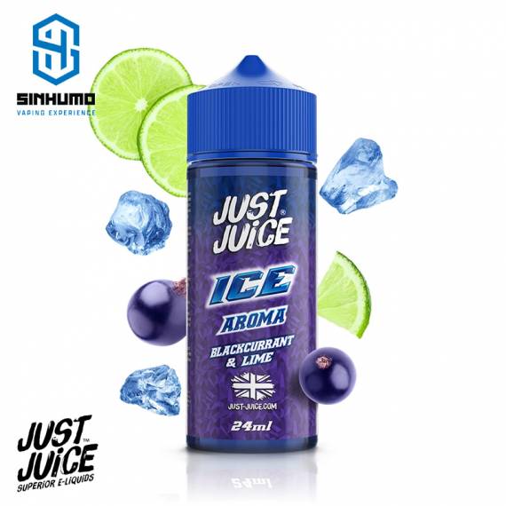 Aroma Blackcurrant Lime ICE 24ml Longfill by Just Juice Aroma Blackcurrant Lime ICE 24ml Longfill by Just Juice