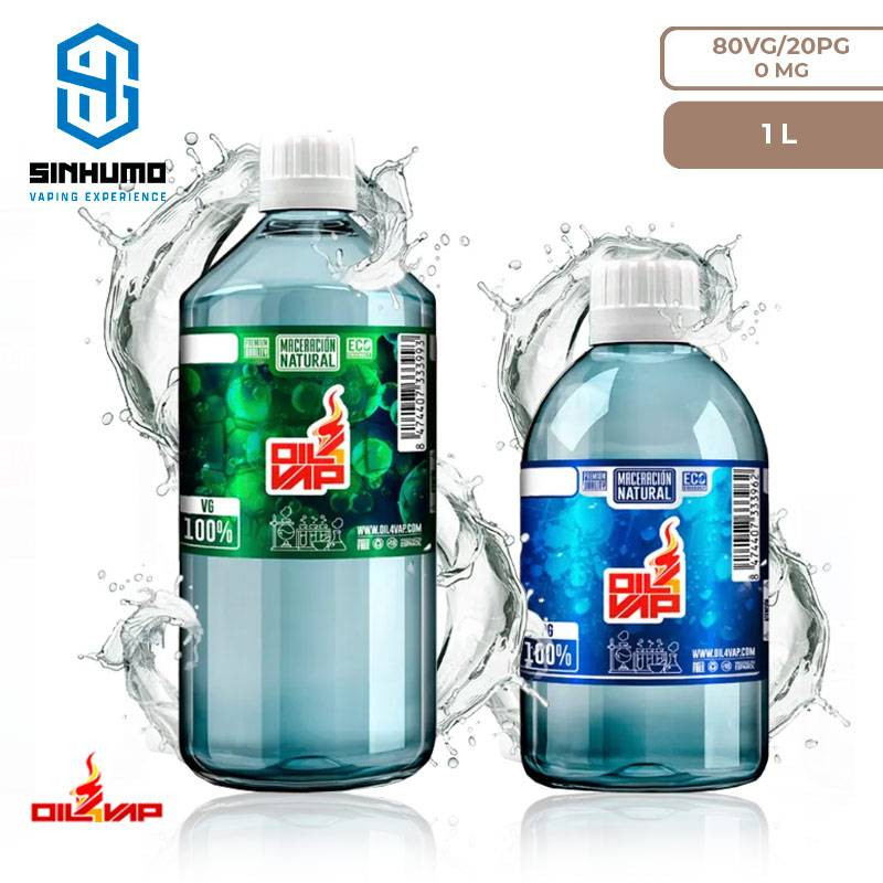 Pack de Bases 1L 0mg (Maceracion Natural) By Oil4Vap | Sinhumo