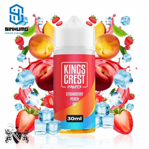 Aroma Strawberry Peach Ice 30ml Longfill By Kings Crest Aroma Strawberry Peach Ice 30ml Longfill By Kings Crest