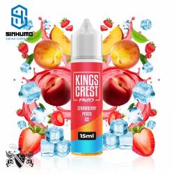 Aroma Strawberry Peach Ice 15ml Longfill By Kings Crest