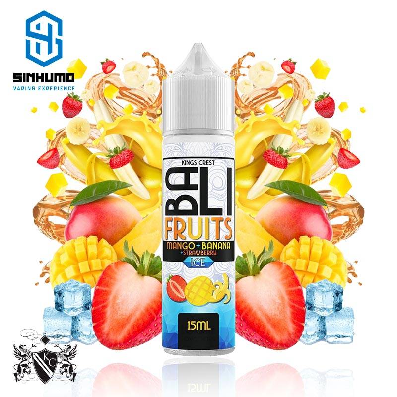 Aroma Mango Banana Strawberry Ice 15ml Longfill By Kings Crest