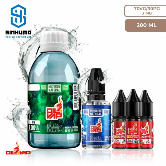 Pack de Bases 200ML 3mg (Maceracion Natural) By Oil4Vap