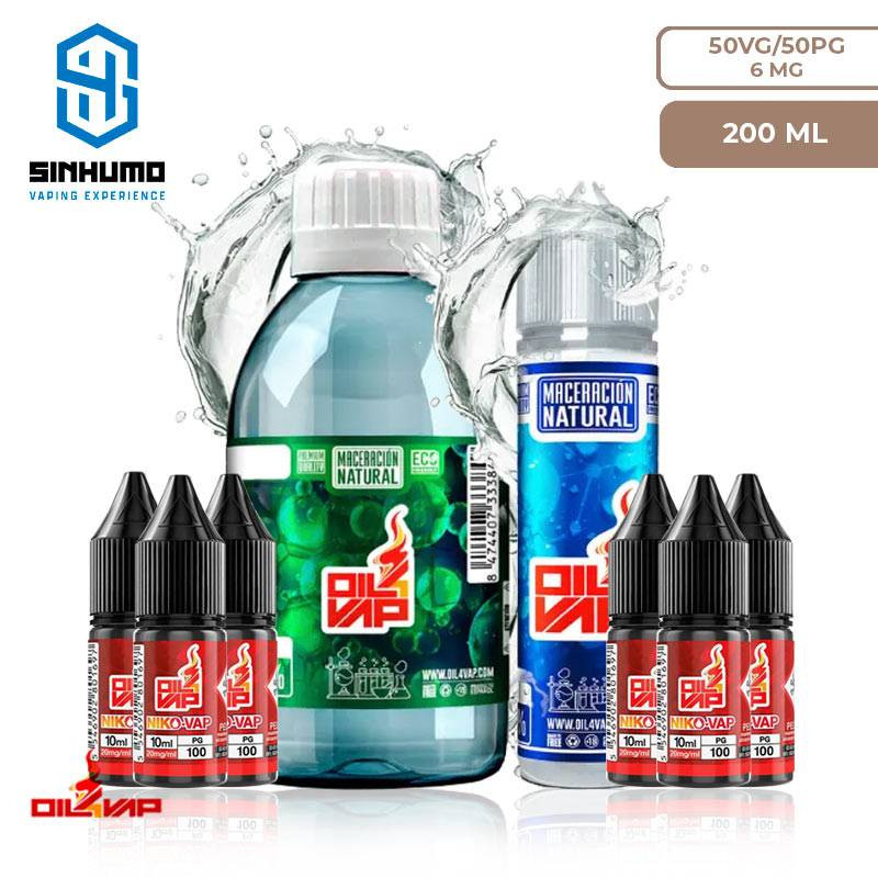 Pack de Bases 200ML 6mg (Maceracion Natural) By Oil4Vap