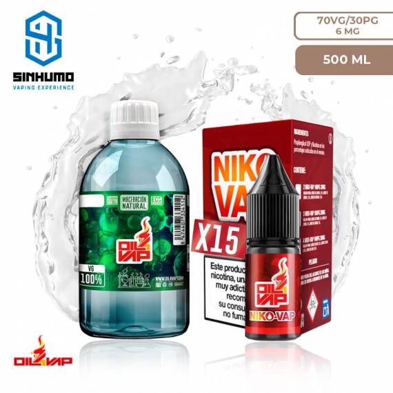 Pack de Bases 500ML 6mg (Maceracion Natural) By Oil4Vap