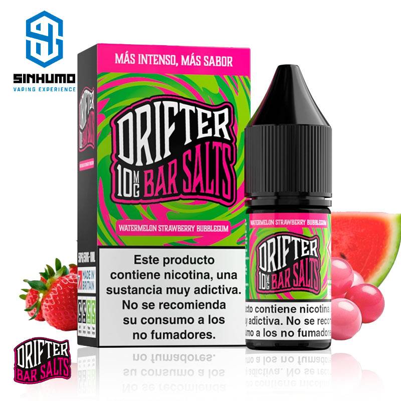 Sales Watermelon Strawberry Bubblegum 10ml By Juice Sauz Drifter Bar Salts