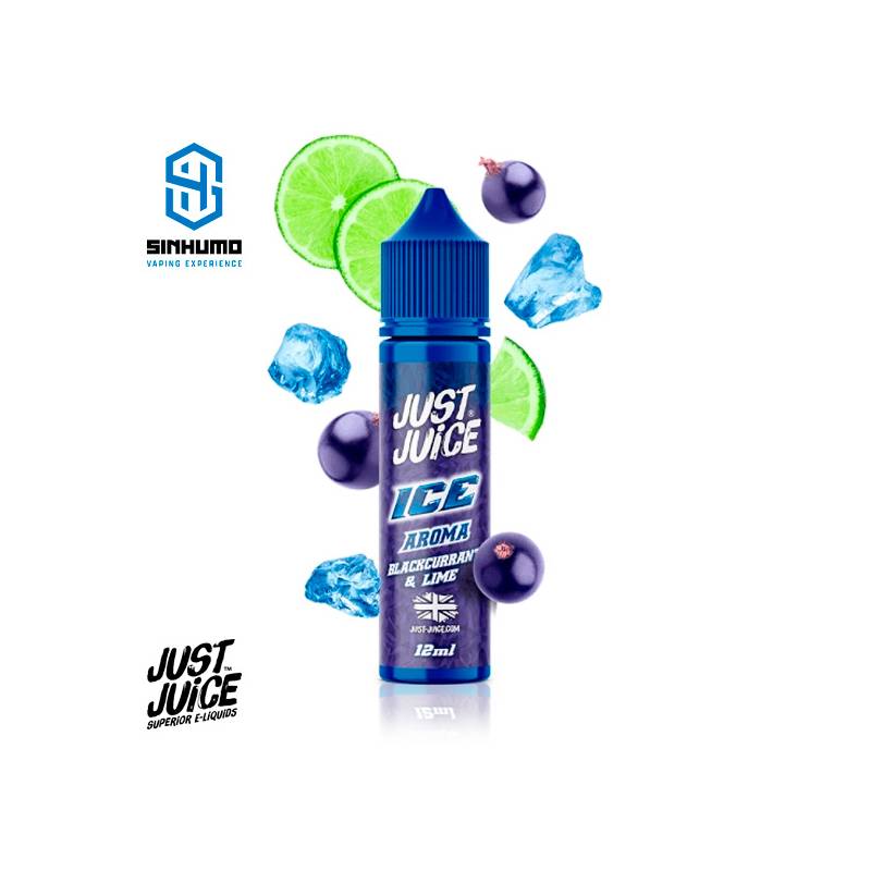 Aroma Blackcurrant Lime ICE 12ml Longfill by Just Juice