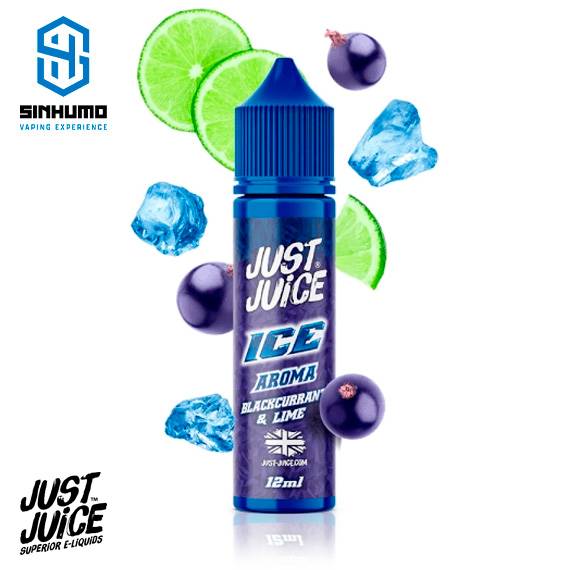 Aroma Blackcurrant Lime ICE 12ml Longfill by Just Juice