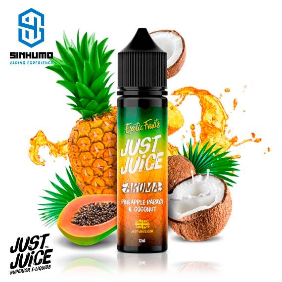 Aroma Pineapple Papaya Coconut 12ml Longfill by Just Juice