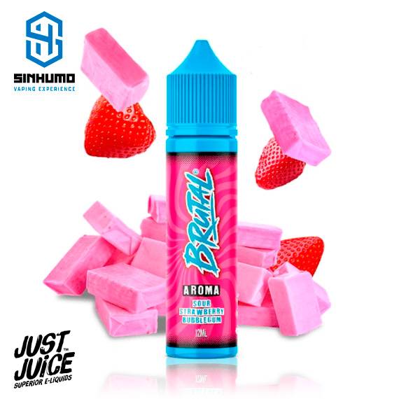 Aroma Sour Strawberry Bubblegum 12ml Longfill Brutal by Just Juice