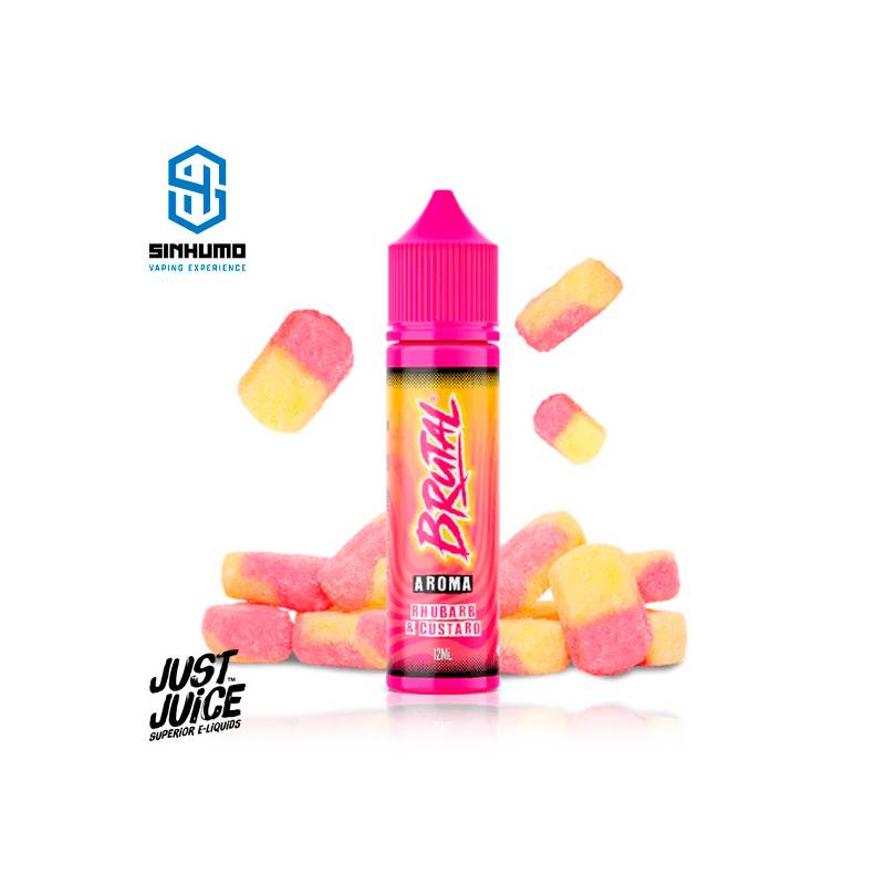 Aroma Rhubarb and Custard 12ml Longfill Brutal by Just Juice