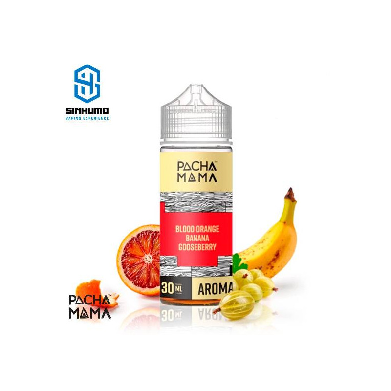 Aroma Blood Orange Banana Gooseberry 30ml Longfill by Pachamama