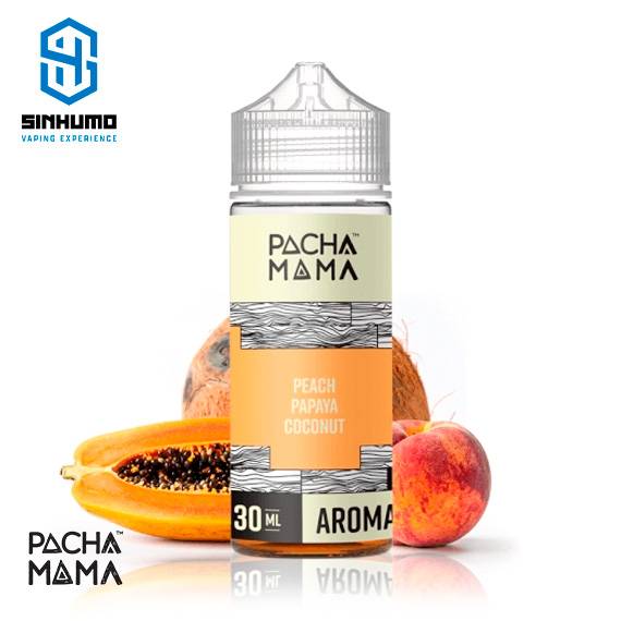 Aroma Peach Papaya Coconut 30ml Longfill by Pachamama