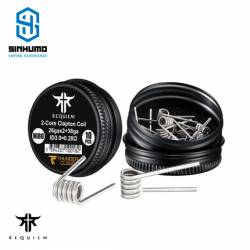 Requiem Fused Clapton Coils NI80 (10pcs) By Thunder Cloud x El Mono Vapeador