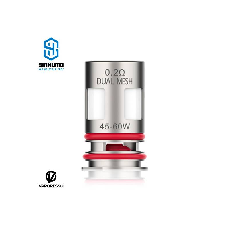 Resistencias GTX Dual Mesh by Vaporesso | Sinhumo