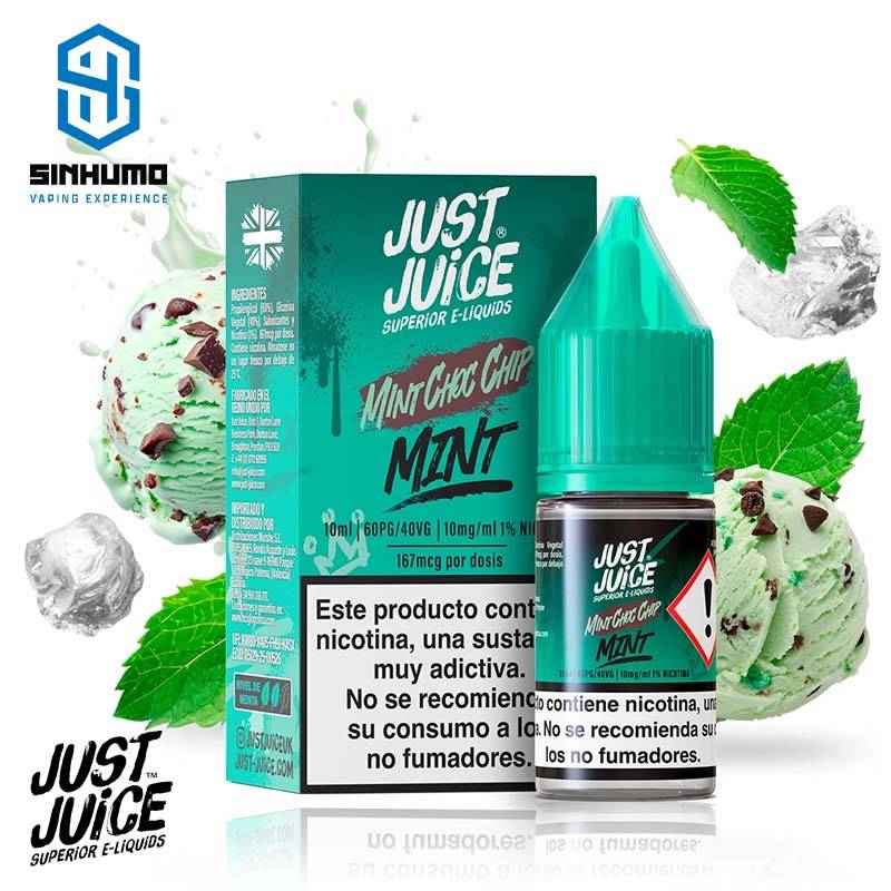 Sales Mint Choco Chip 10ml by Just Juice Nic Salt
