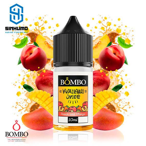 Aroma Peach and Mango Wailani MiniLongfill by Bombo E-liquids