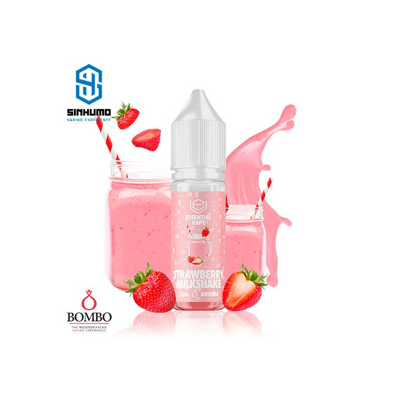 Aroma Strawberry Milkshake MiniLongfill by Bombo E-liquids