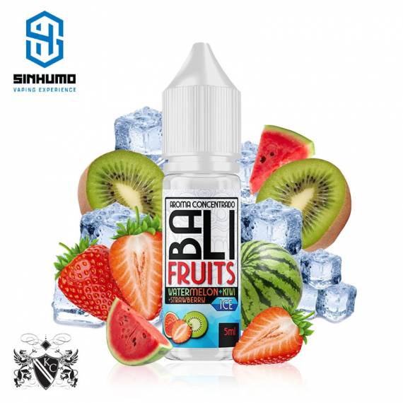 Aroma Watermelon Kiwi Strawberry ICE MiniLongfill Bali Fruits by Kings Crest