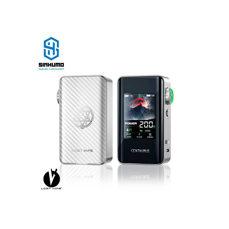 Mod Centaurus BT200 by Lost Vape | 200W, Bluetooth y tanque UB Max | Sinhumo