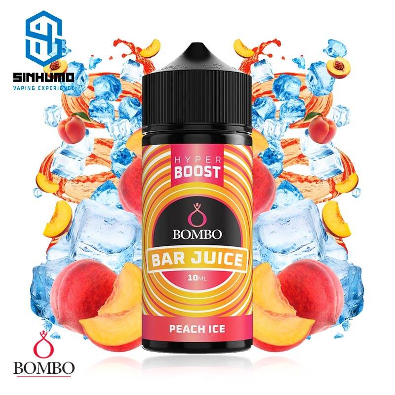 Aroma Peach Ice 10ml Longfill Hyper Boost Bar Juice by Bombo E-liquids