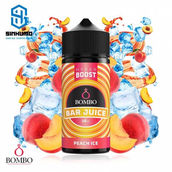 Aroma Peach Ice 10ml Longfill Hyper Boost Bar Juice by Bombo E-liquids