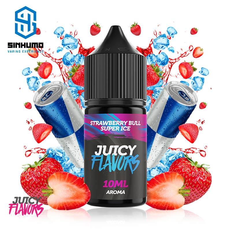Aroma Strawberry Bull Super Ice MiniLongfill 10ml by Juicy Flavors