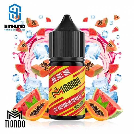 Aroma Watermelon Papaya Ice MiniLongfill 10ml by Mondo Bar Salts