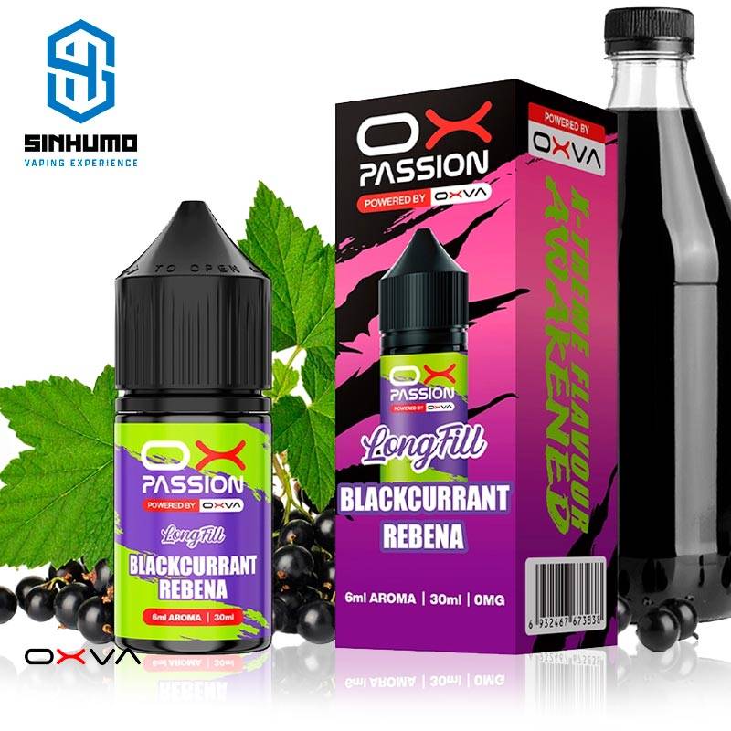 Aroma Blackcurrant Rebena 6ml Longfill Ox Passion by Oxva