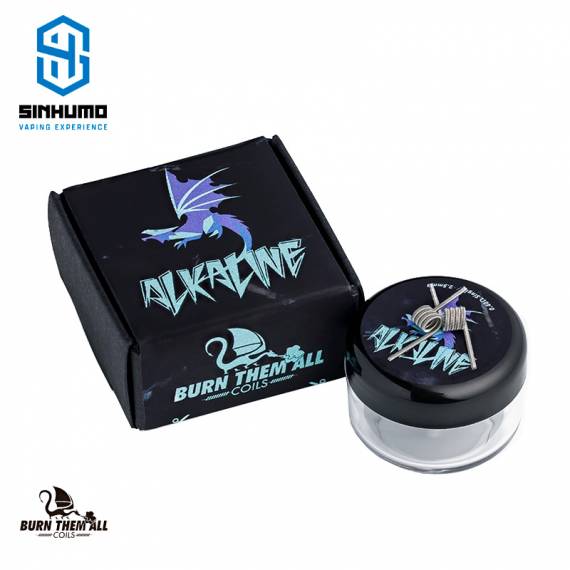 Alkaline 0.46 Ohm Single Kanthal A1 + Ni80 By Burn Them All Coils