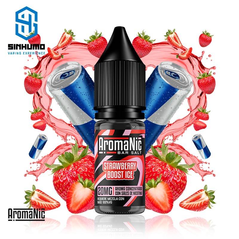Aromanic Bar Salts Strawberry Boost Ice 10ml