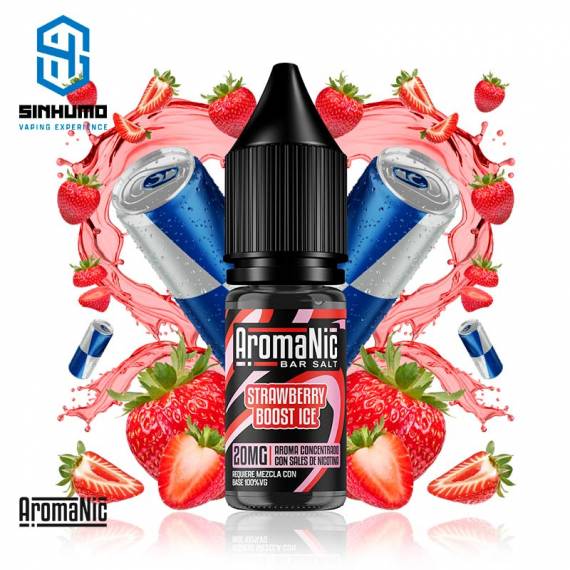 Aromanic Bar Salts Strawberry Boost Ice 10ml