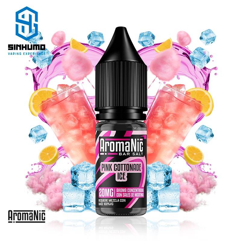 Aromanic Bar Salts Pink Cottonade Ice 10ml