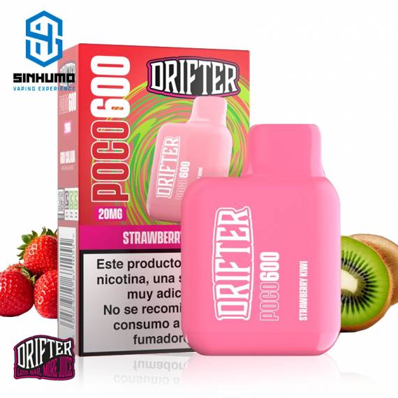 Pod Desechable Poco 600 Strawberry Kiwi 20mg by Drifter
