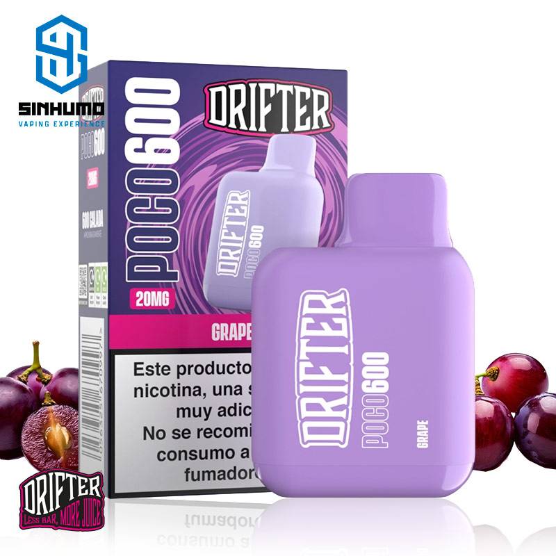 Pod Desechable Poco 600 Grape 20mg by Drifter