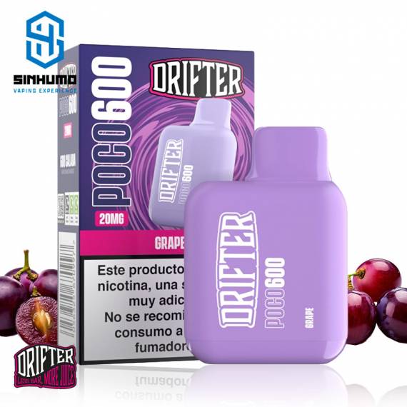 Pod Desechable Poco 600 Grape 20mg by Drifter