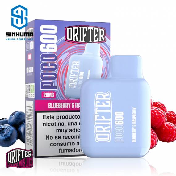 Pod Desechable Poco 600 Blueberry Raspberry 20mg by Drifter