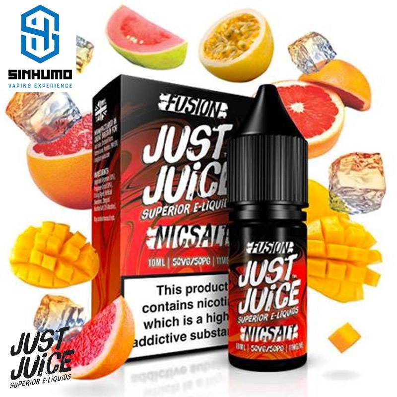 Fusion Blood Orange Mango On Ice 10ml by Just Juice Salt